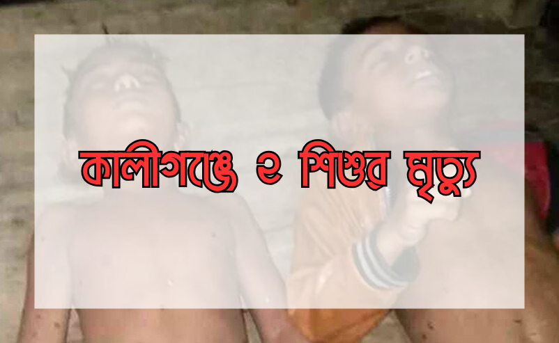 নদীতে ডিঙ্গি চালাতে গিয়ে দুই শিশুর করুন মৃত্যু