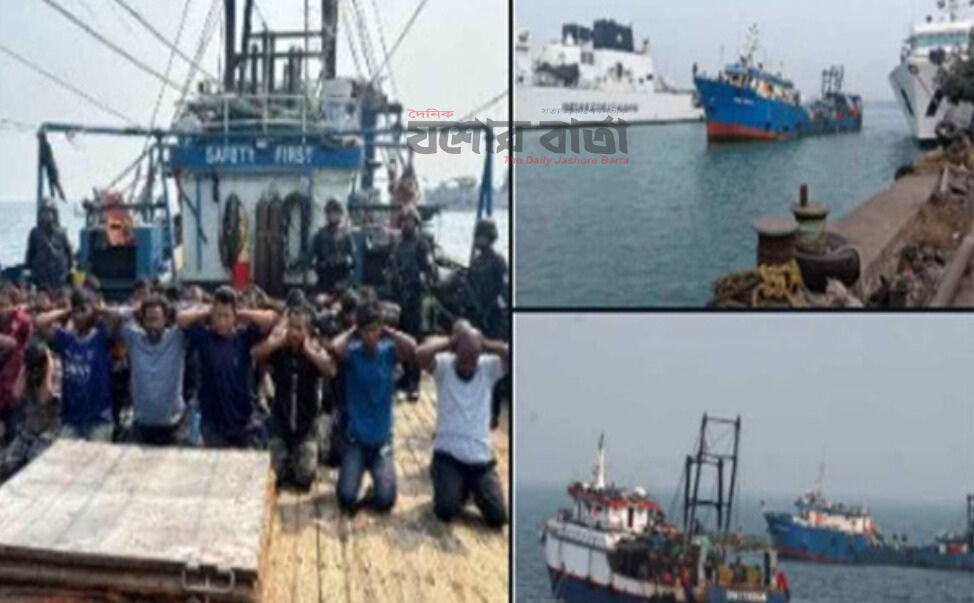 আটক ৭৮ বাংলাদেশি নাবিকের ছবি প্রকাশ করল ভারতীয় কোস্টগার্ড